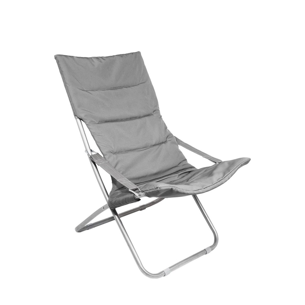 Outdoor Folding Chaise Lounge Chair for Beach Sunbathing Patio Pool Lawn Deck